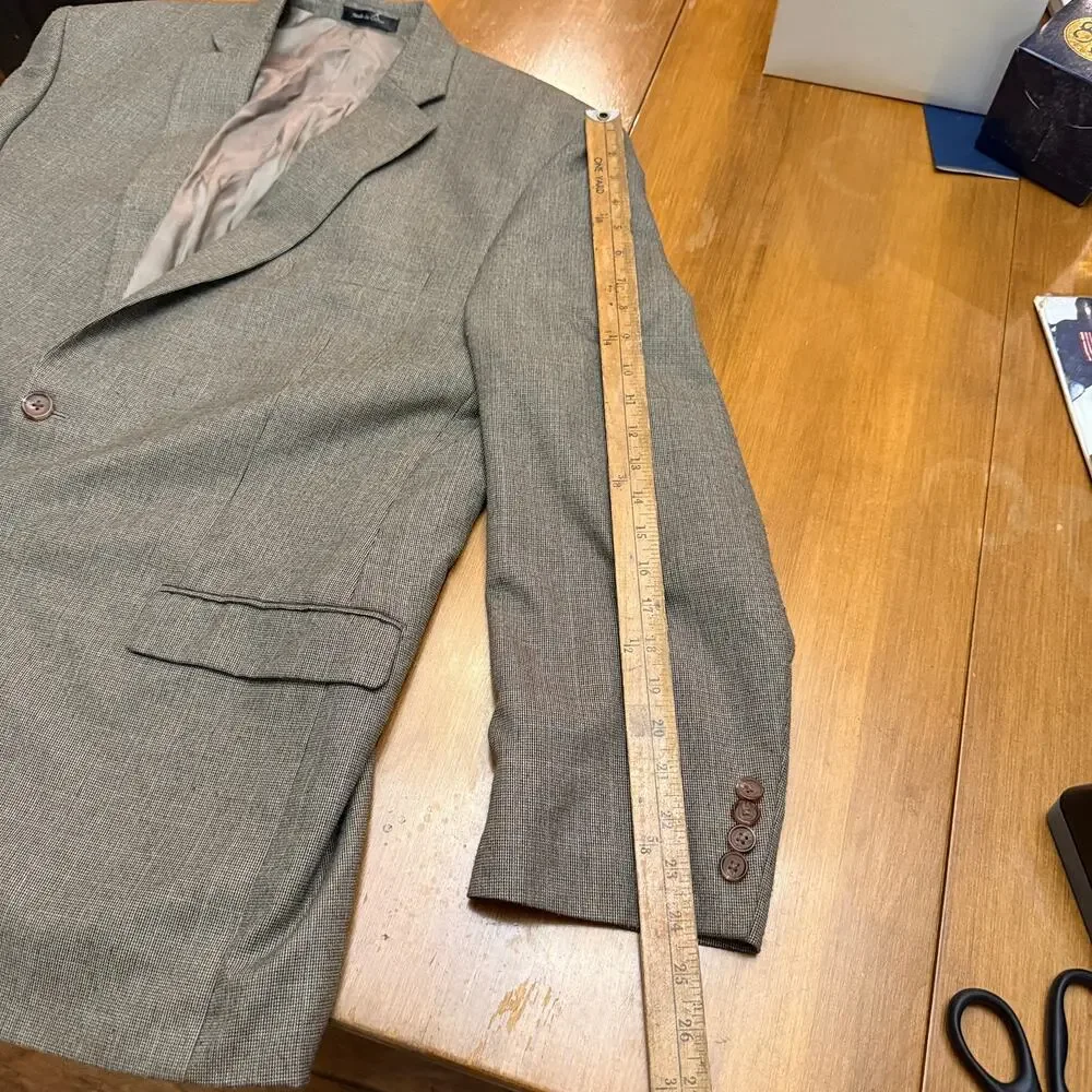 Lauren Ralph Lauren Men's Single Breasted Blazer 46R Blazer Sport Coat Classy